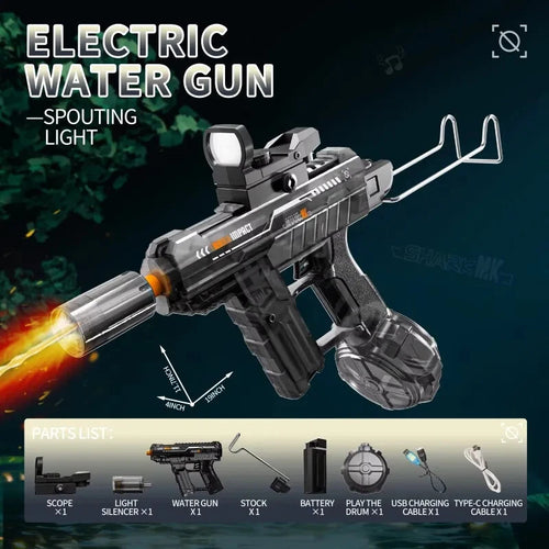 Over Soak™ Uzi Water Gun